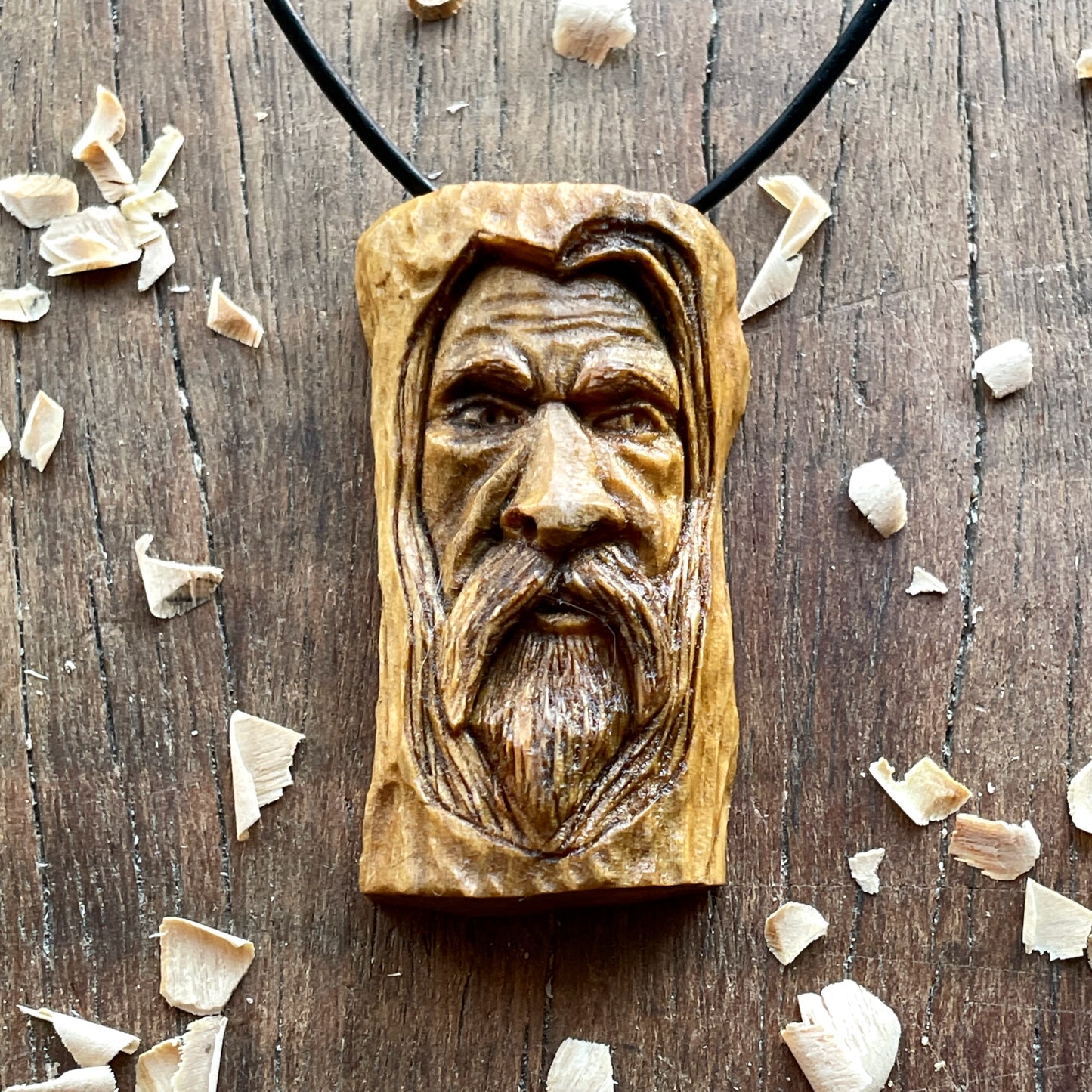 “Resolute” Wood Spirit Pendant