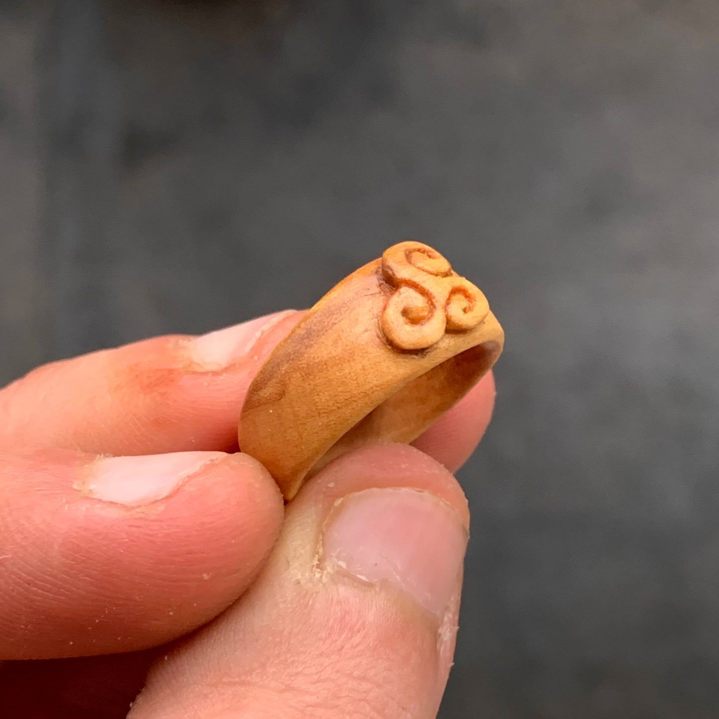 Triquetra & Triskelion Ring