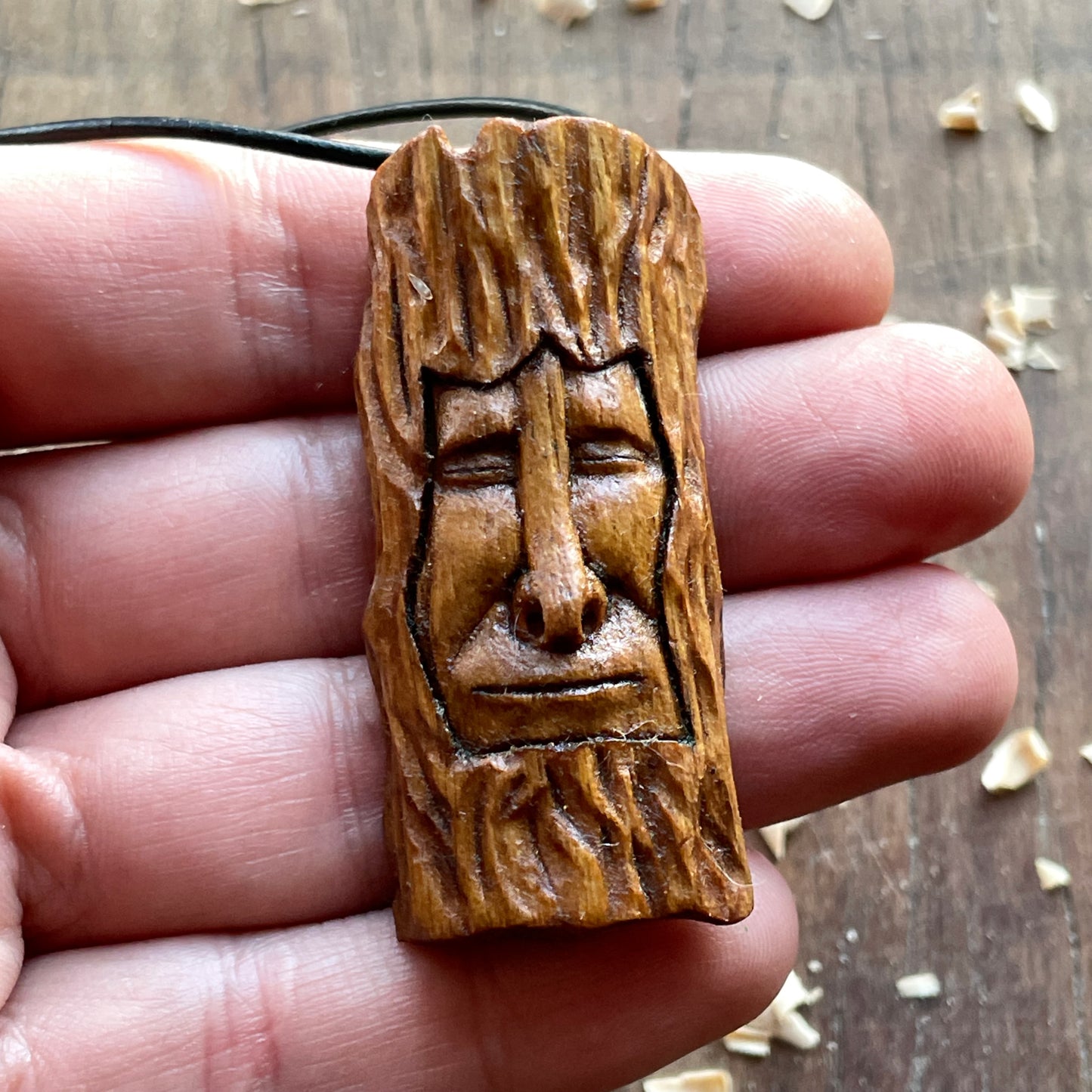 "Restless" Wood Spirit Pendant