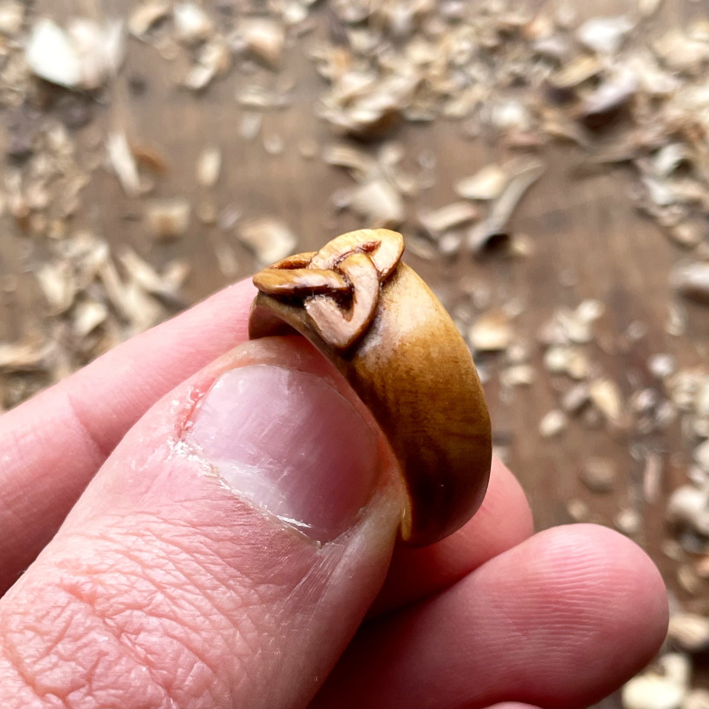 Triquetra & Triskelion Ring