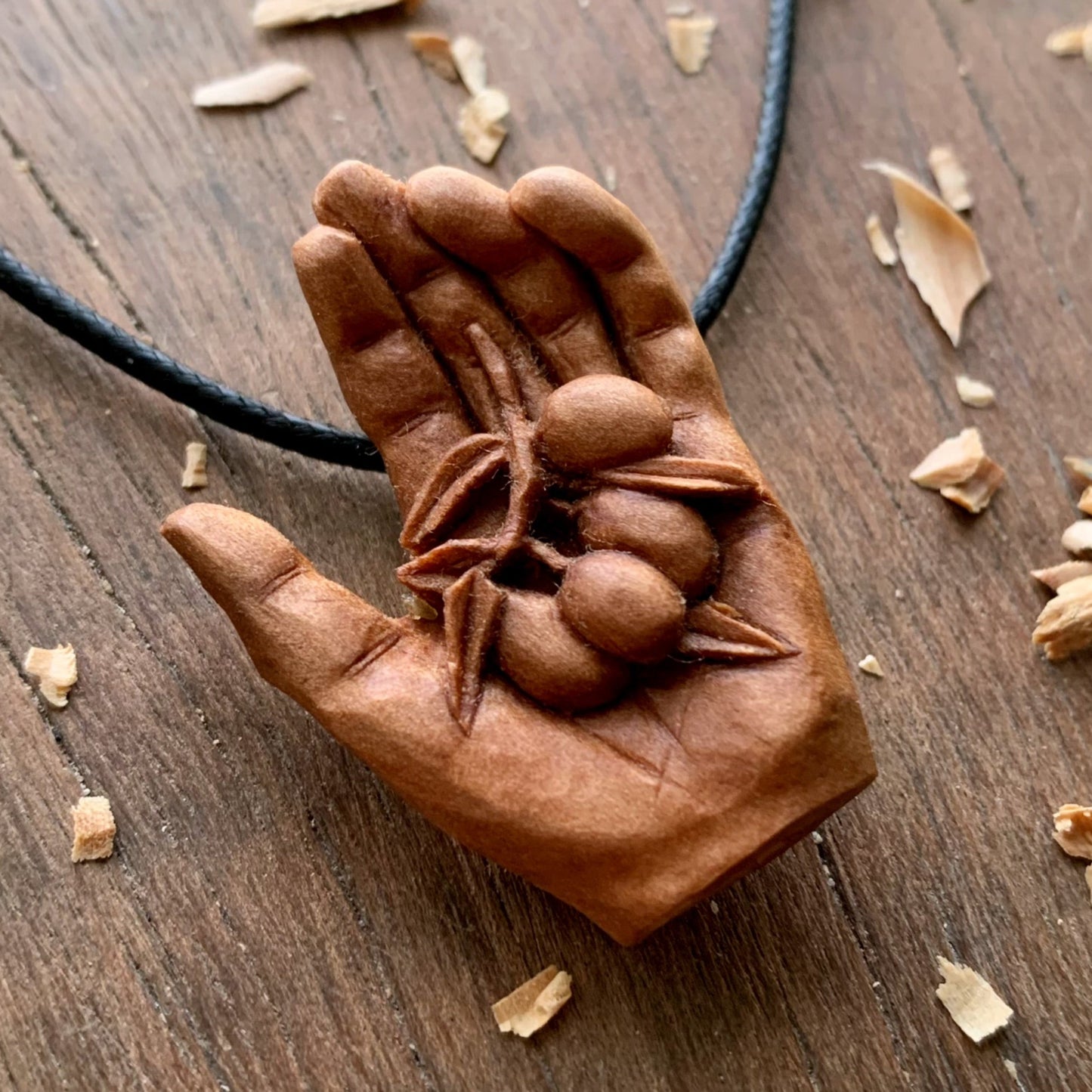 Hand with Olive Tree Branch