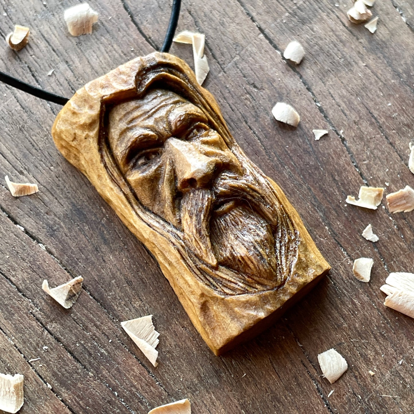 “Resolute” Wood Spirit Pendant