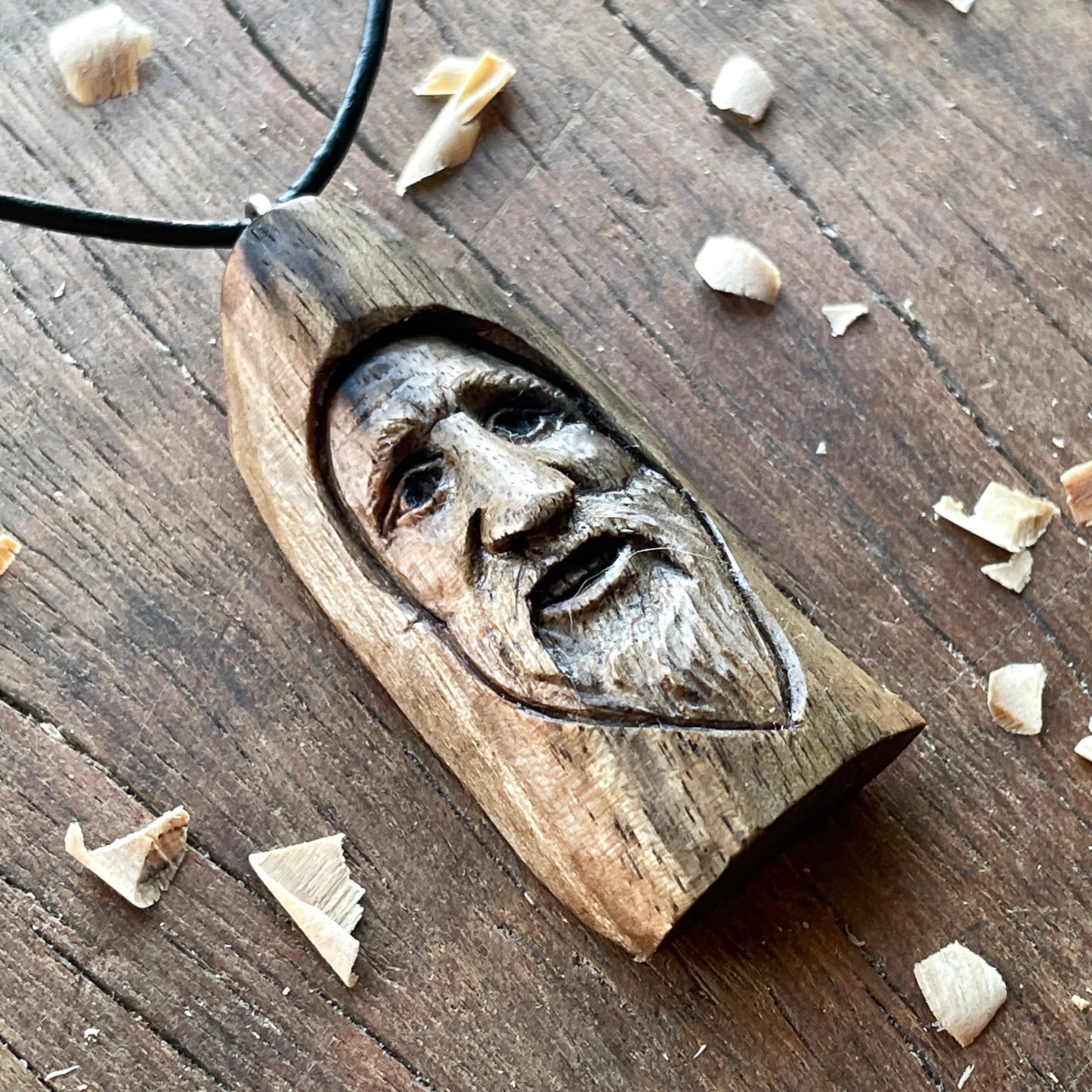 "Hopeful" Wood Spirit Pendant