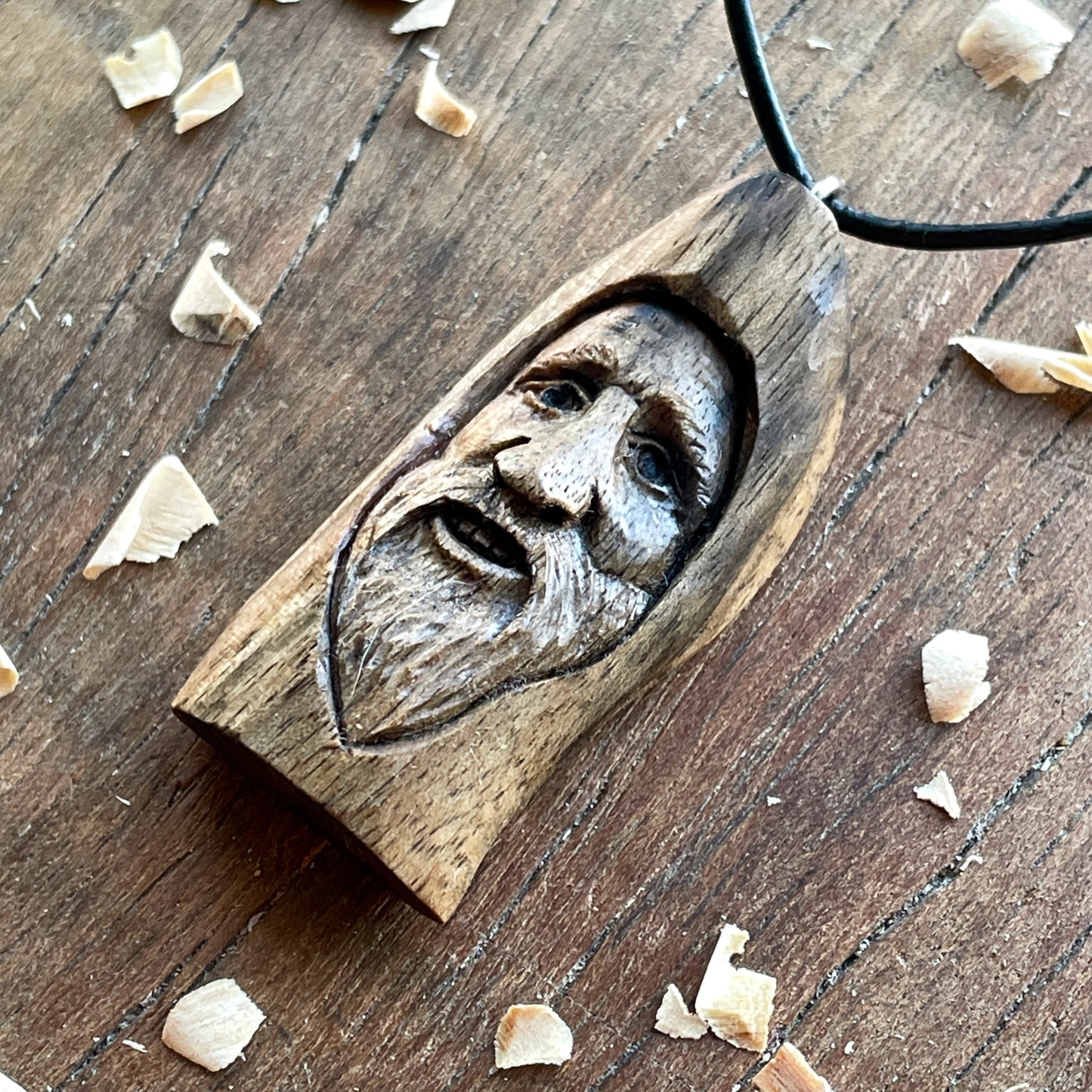 "Hopeful" Wood Spirit Pendant