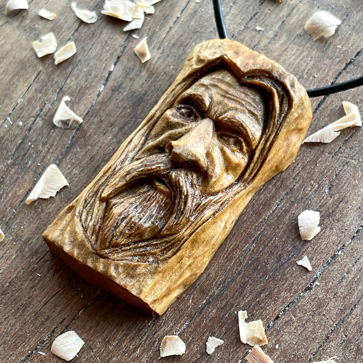 “Resolute” Wood Spirit Pendant