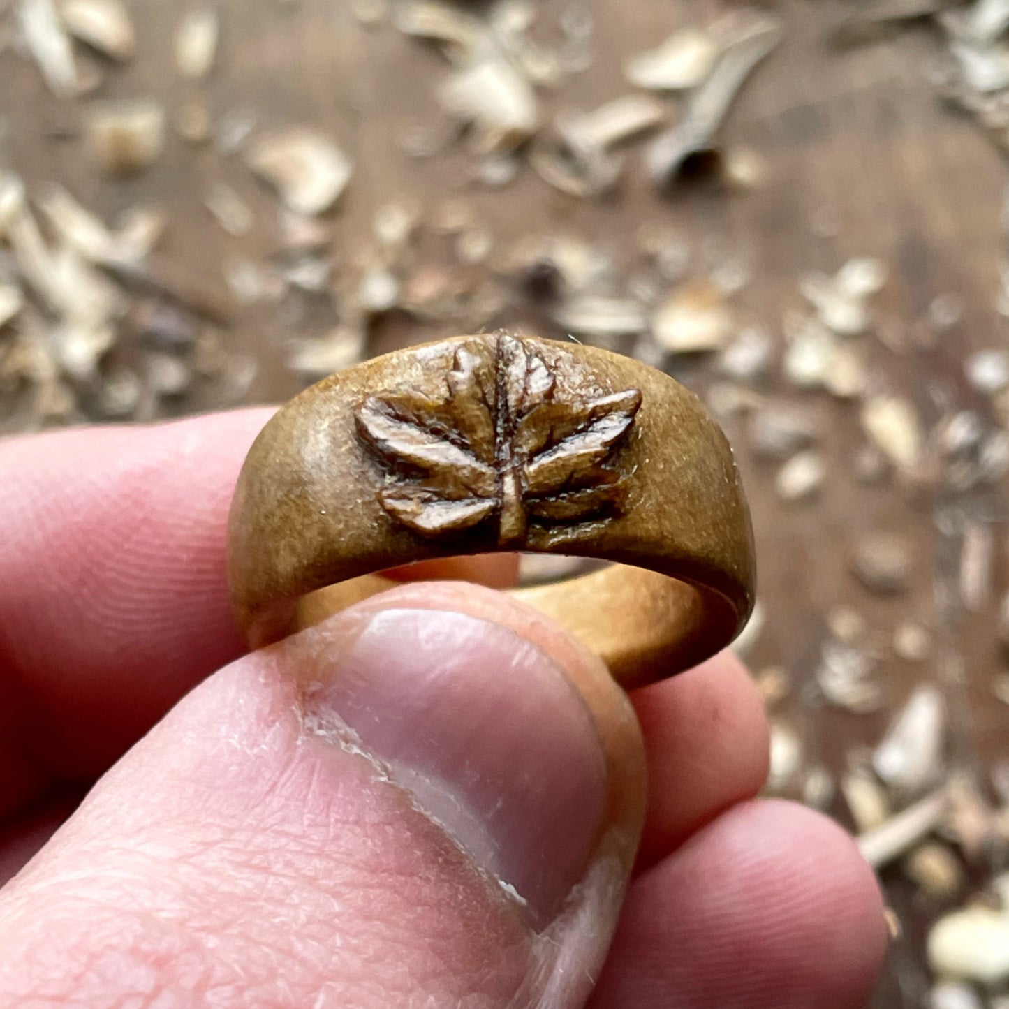 Maple Leaf Ring