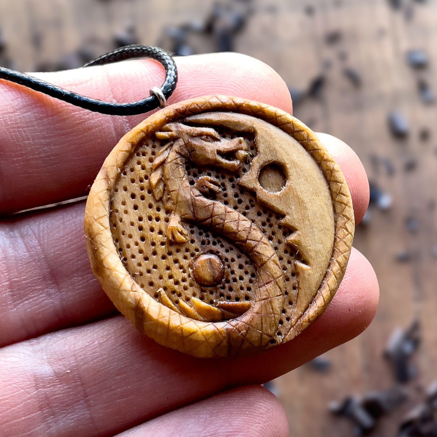 Dragon Yin-Yang Pendant