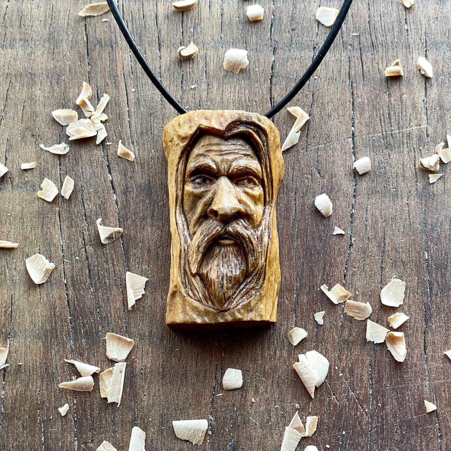“Resolute” Wood Spirit Pendant
