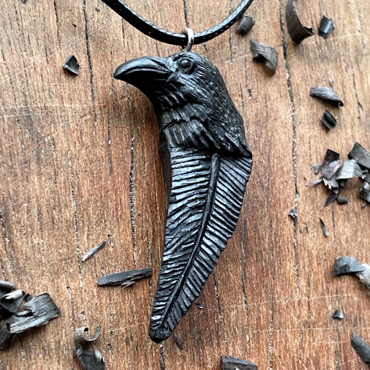 Raven Totem Pendant