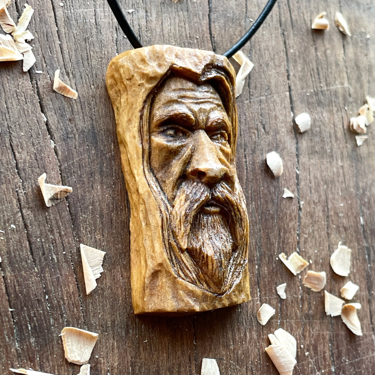 “Resolute” Wood Spirit Pendant