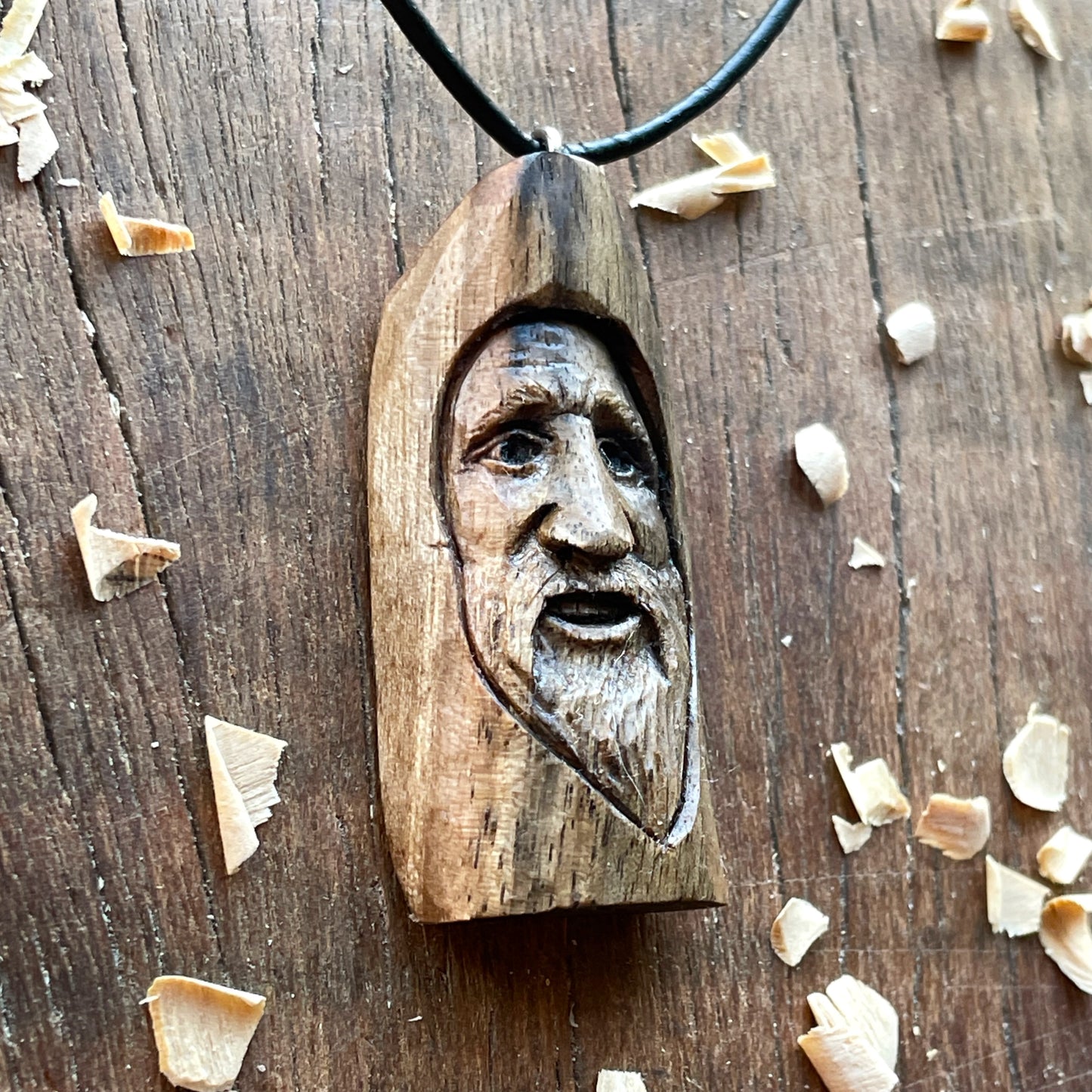 "Hopeful" Wood Spirit Pendant