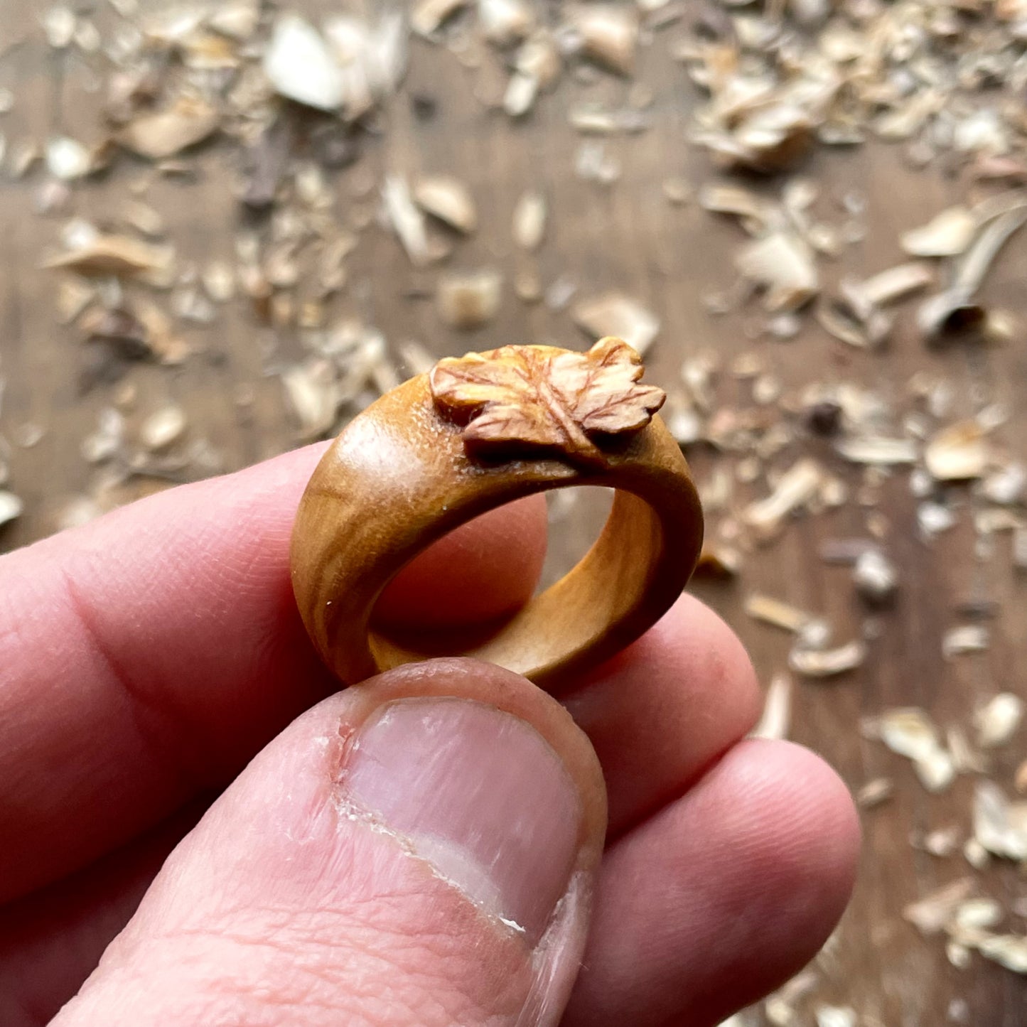 Maple Leaf Ring