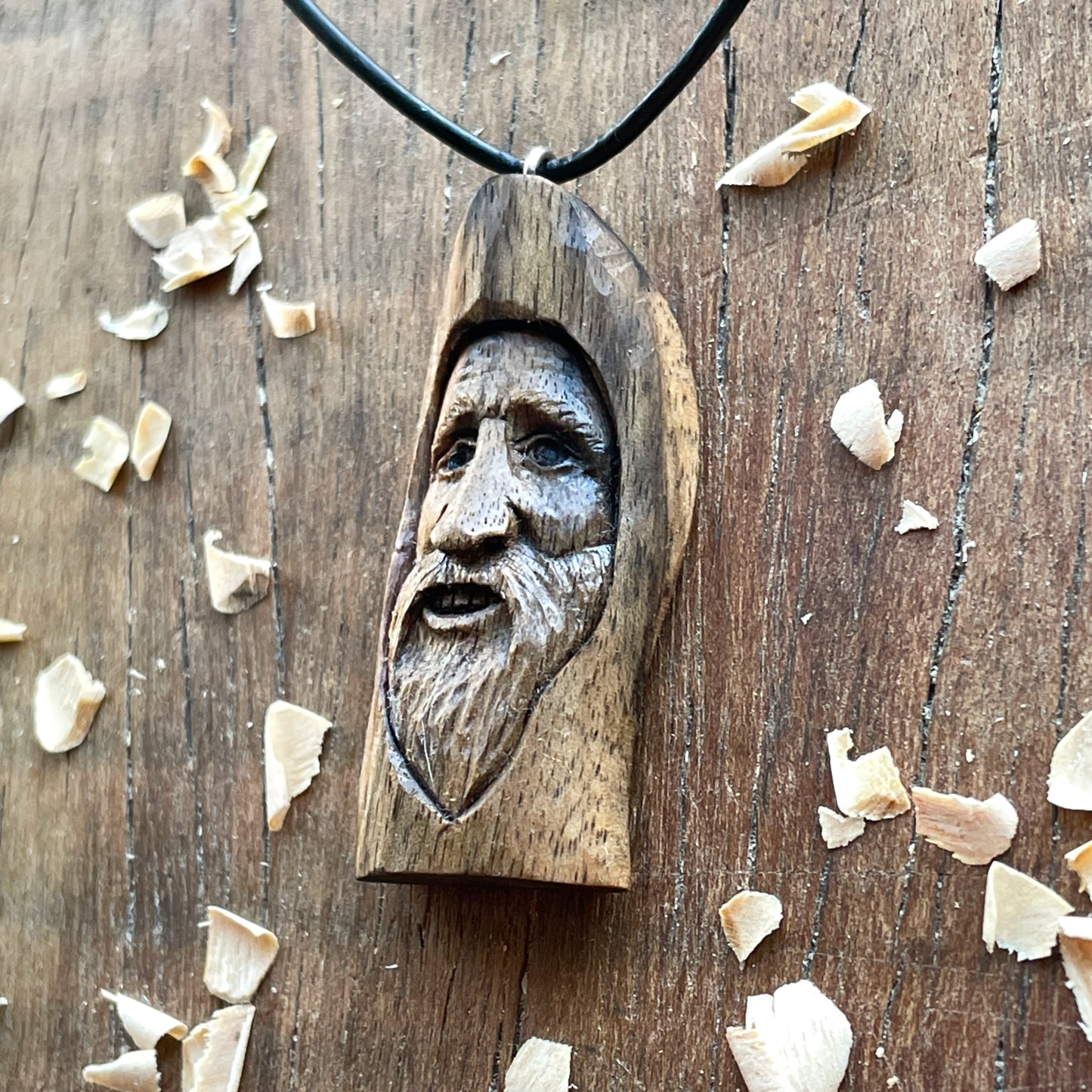 "Hopeful" Wood Spirit Pendant
