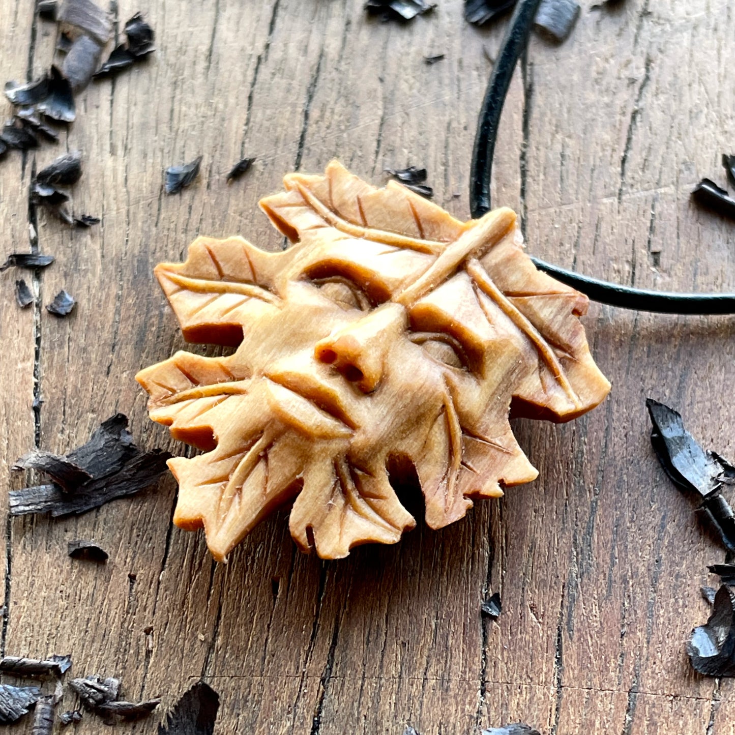 Calm Leaf Spirit Pendant