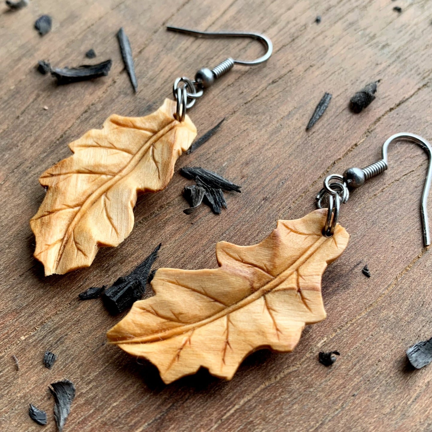 Oak Leaves Earrings