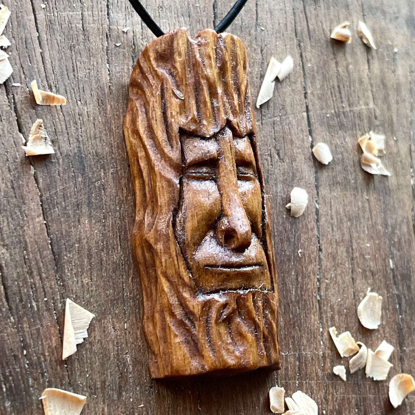 "Restless" Wood Spirit Pendant