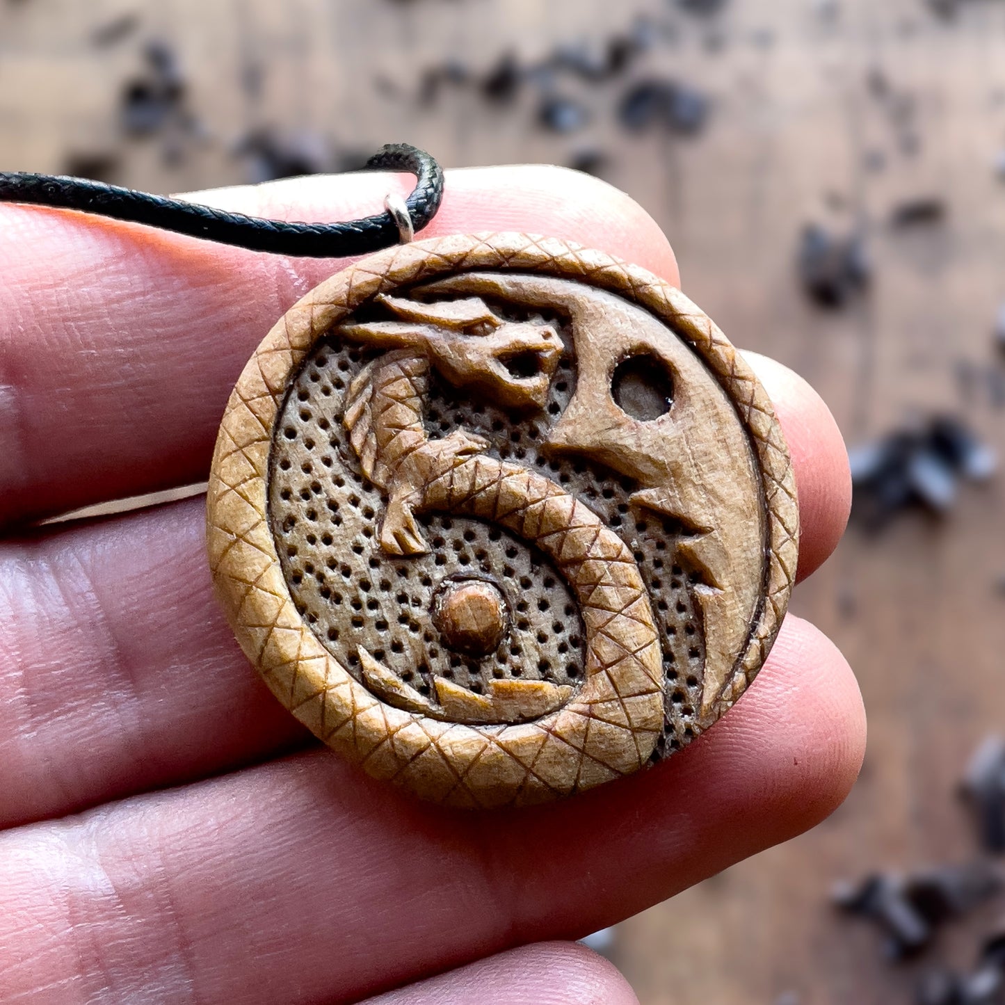 Dragon Yin-Yang Pendant