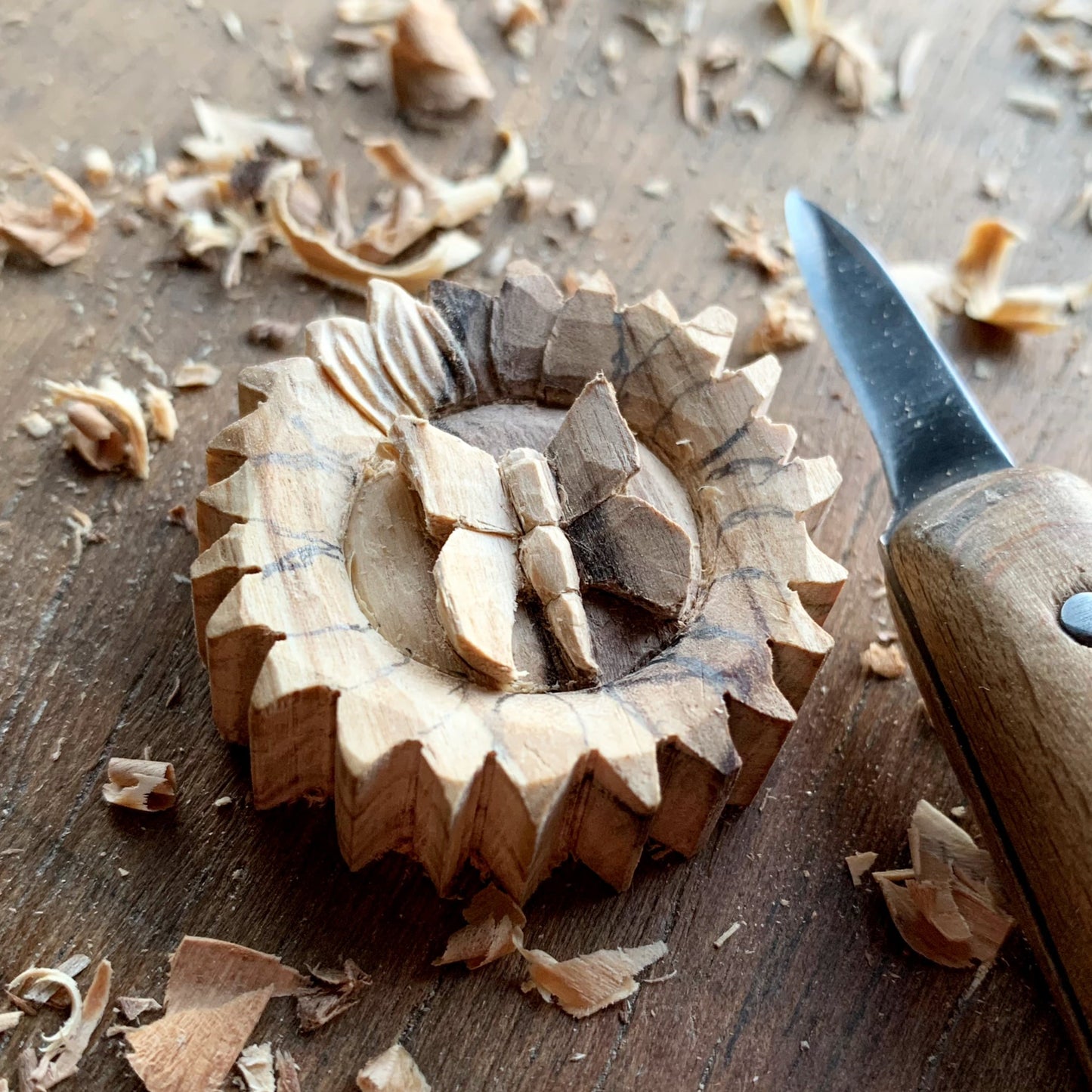 Butterfly on the Sunflower Pendant