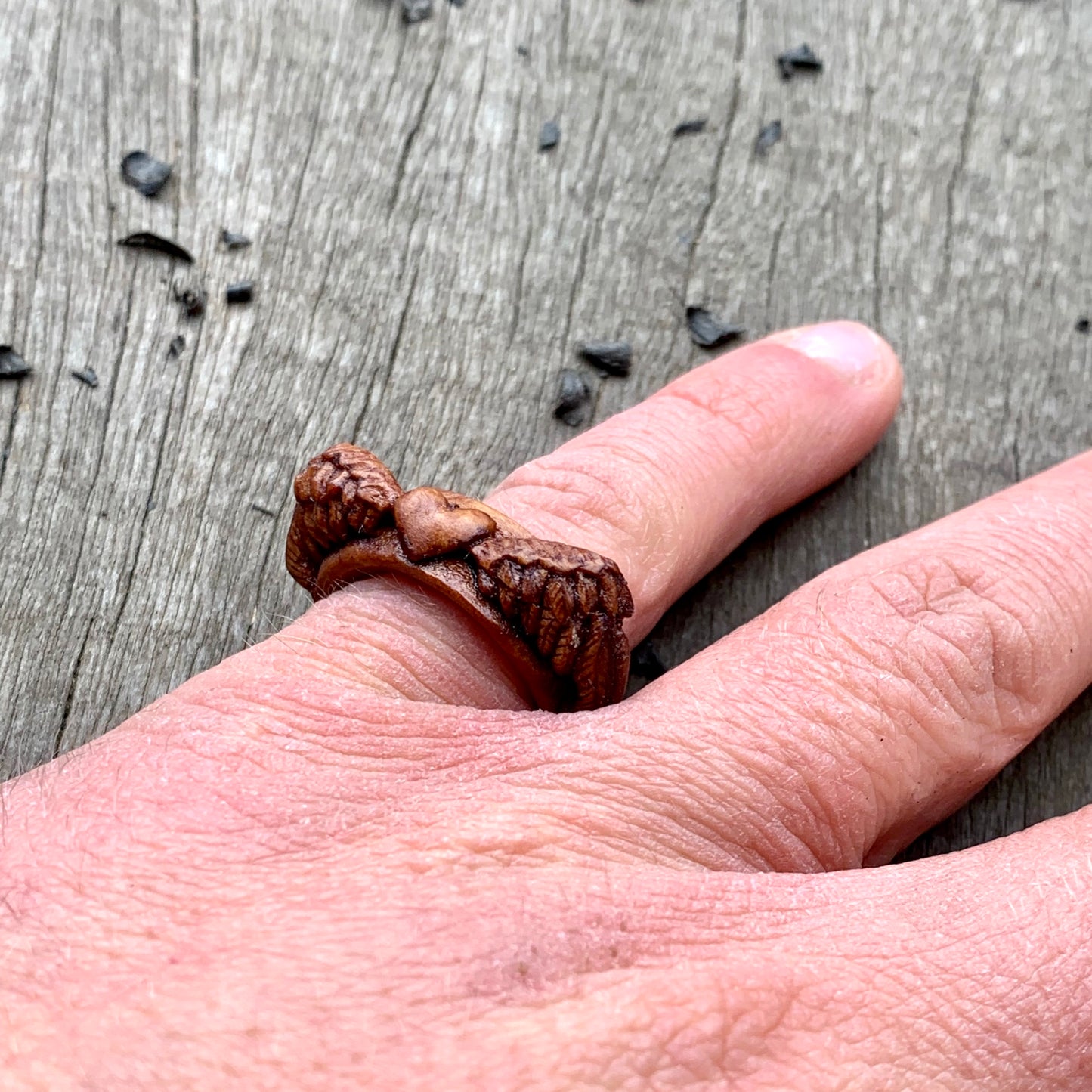 Heart With Wings Ring