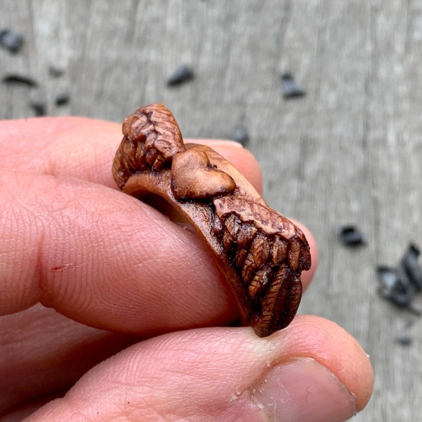 Heart With Wings Ring