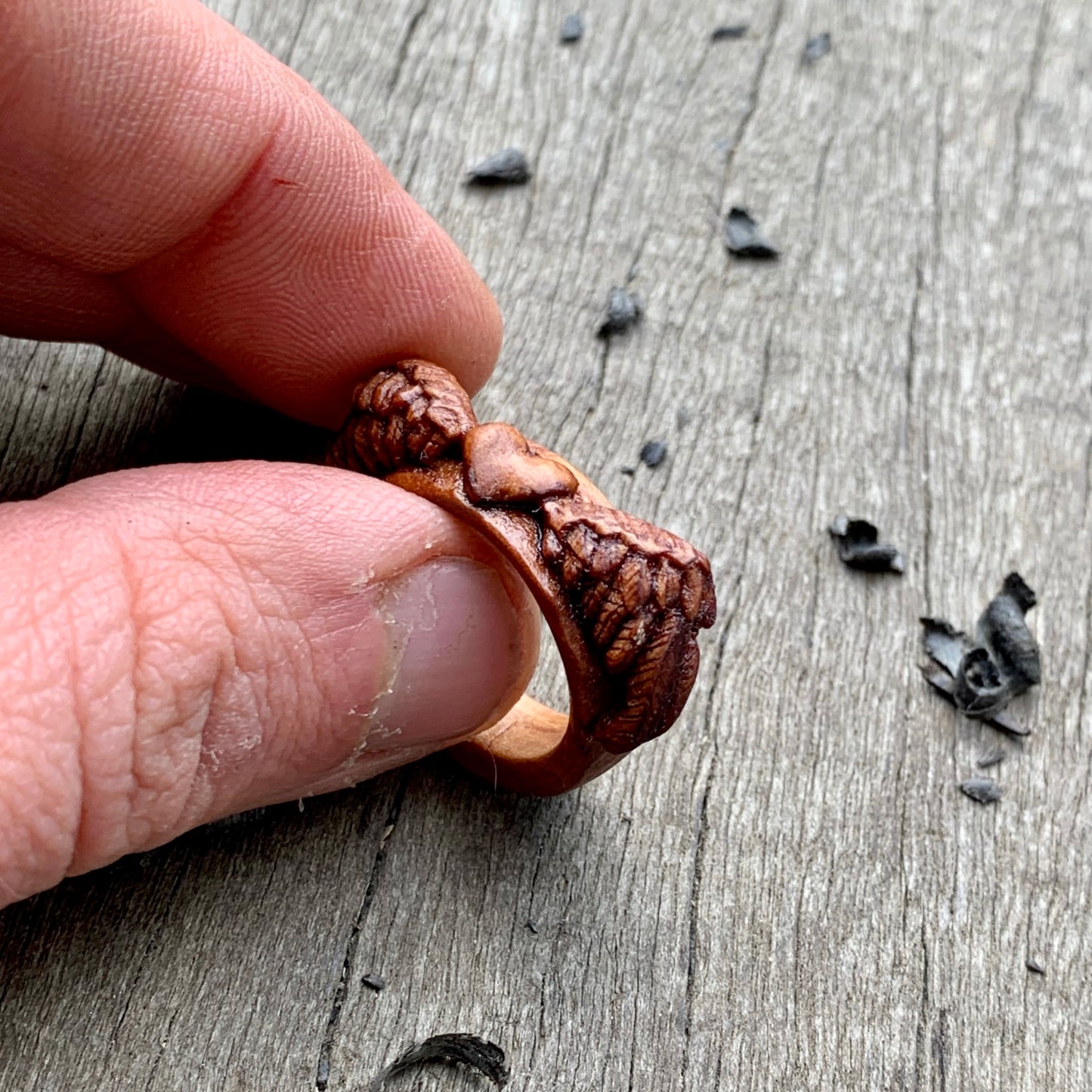 Heart With Wings Ring