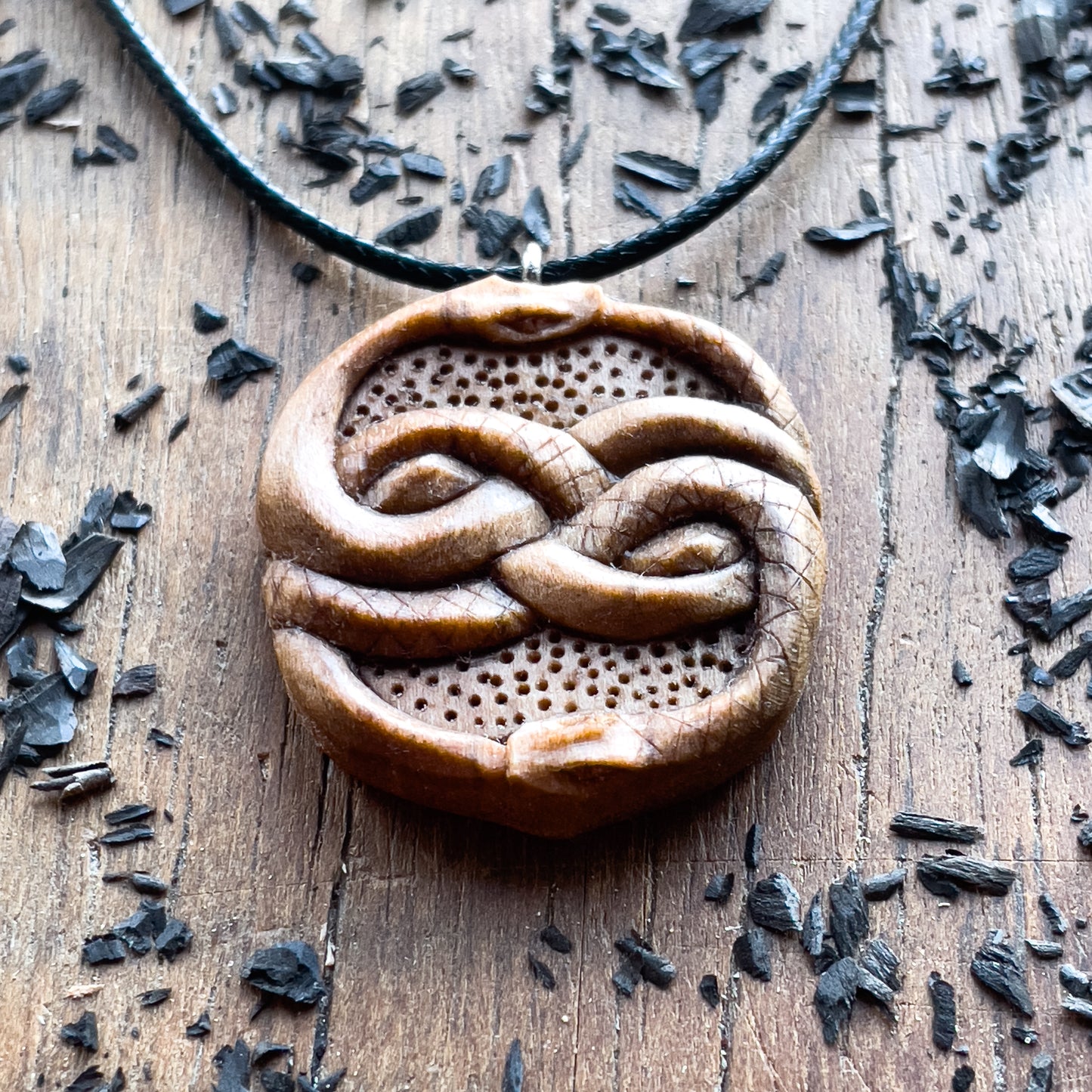 Ciondolo serpente celtico Uroboro