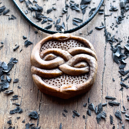 Ciondolo serpente celtico Uroboro