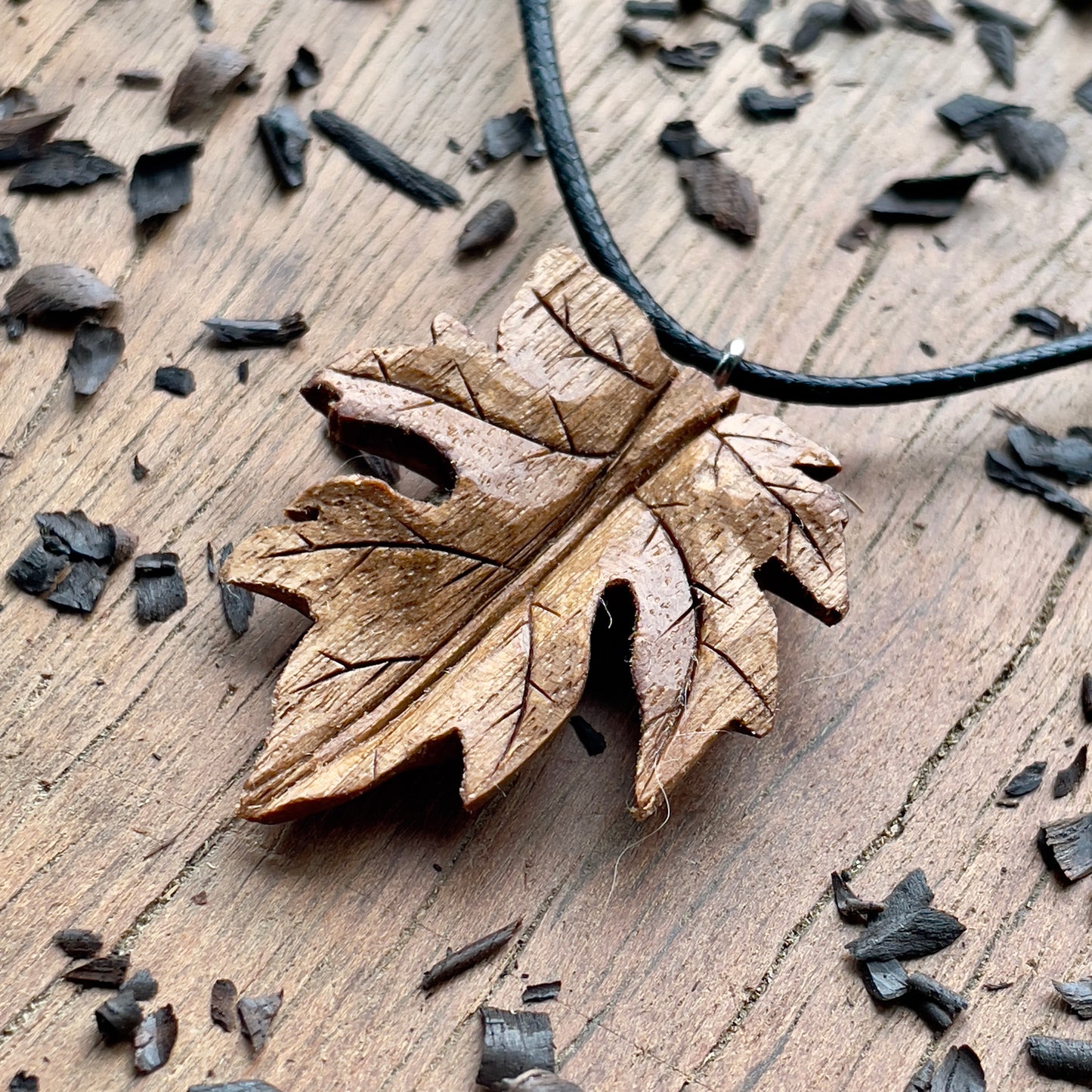 Maple Leaf Pendant - Ember Spirit