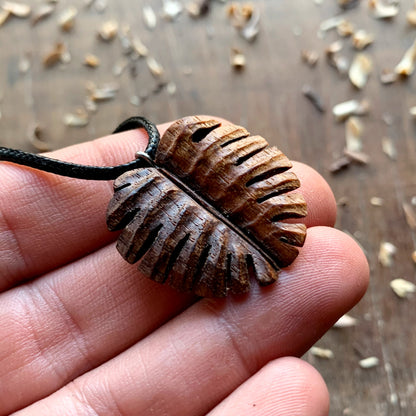 Monstera Leaf Pendant