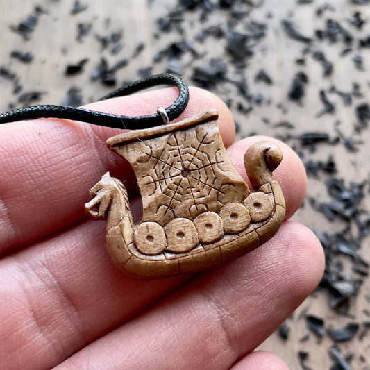 Drakkar Viking Ship Pendant