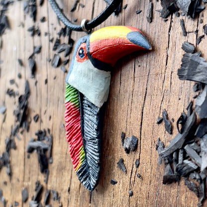 Toucan Totem Pendant