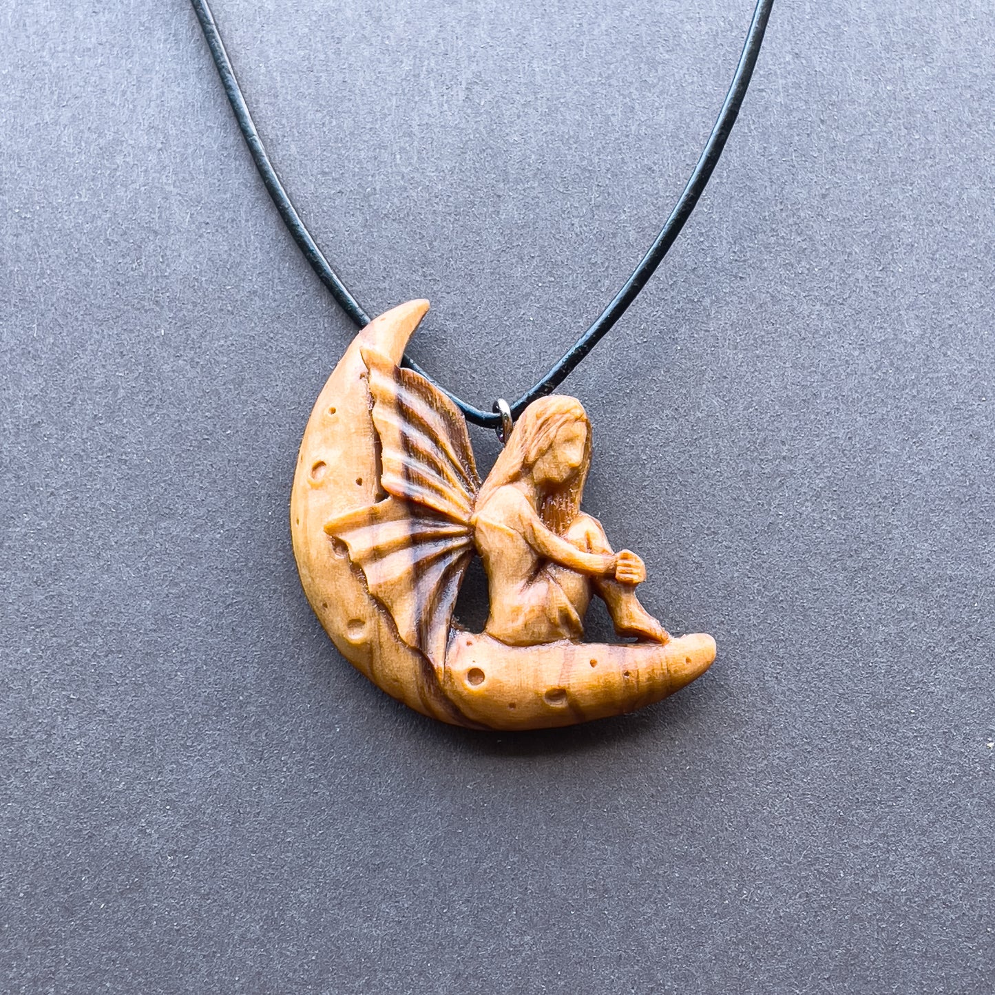 Fairy on The Moon Pendant
