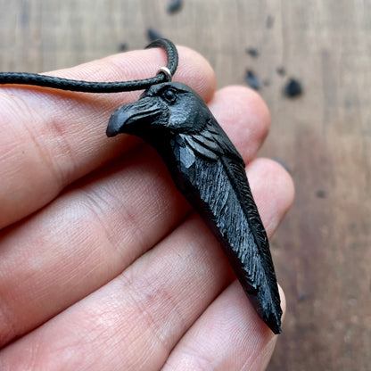 Raven Totem Pendant
