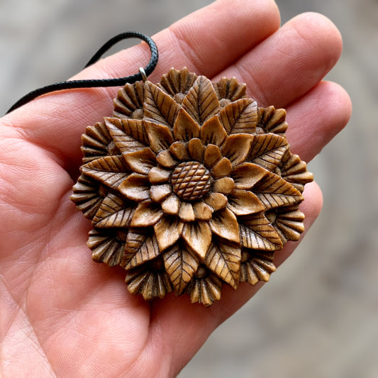 Mandala Flower Pendant