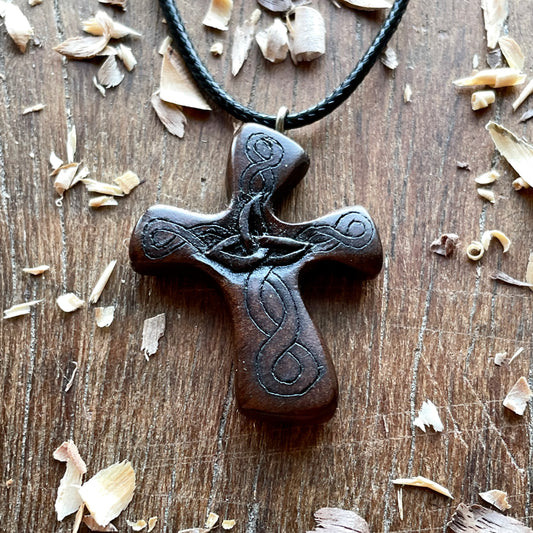 Triquetra Celtic Cross Pendant