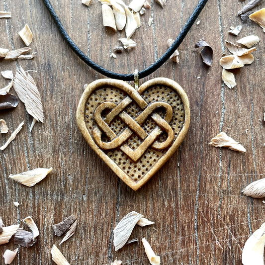 Celtic Knots Heart Pendant