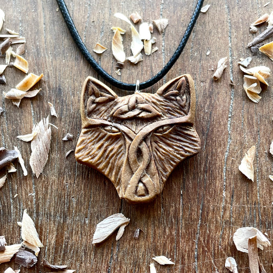 Celtic Fox Triquetra Pendant