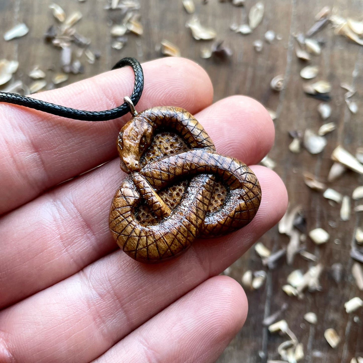 Celtic Uroboro Serpent Pendant