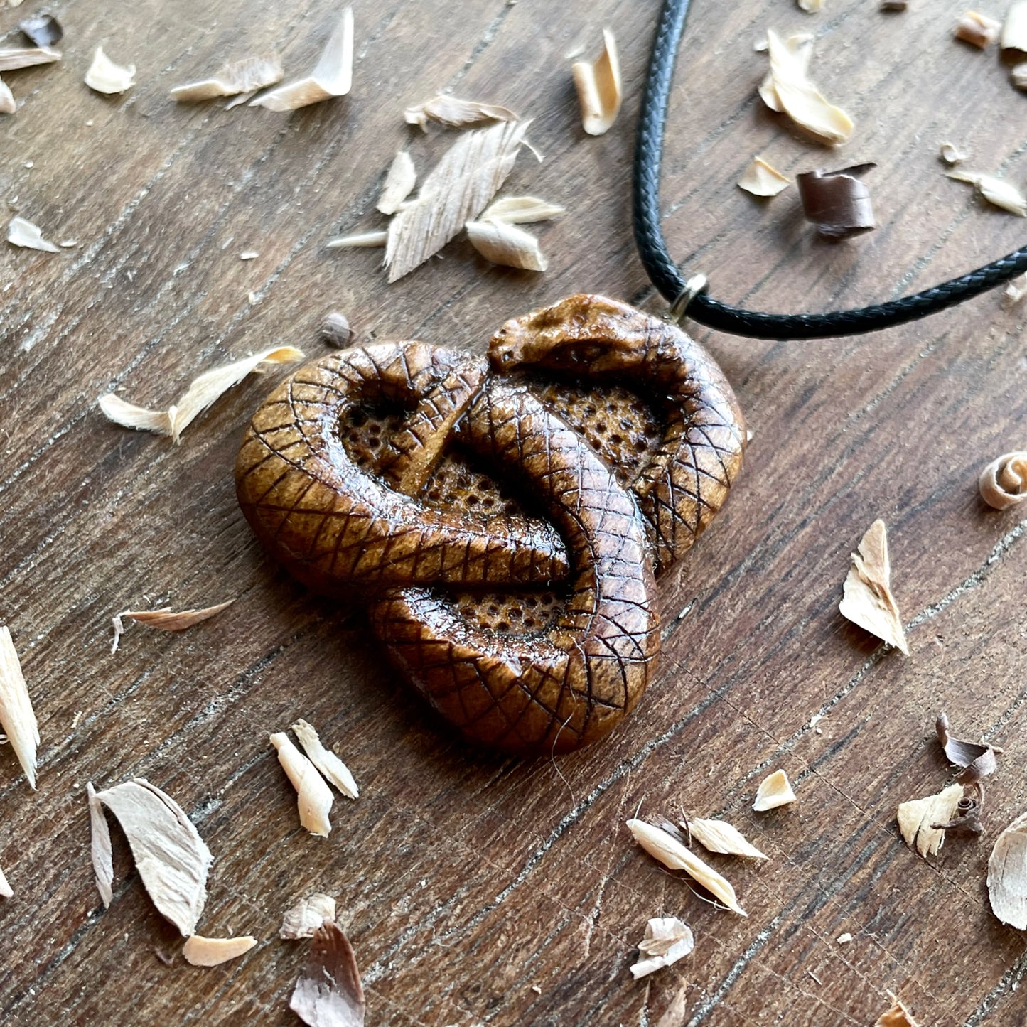 Celtic Uroboro Serpent Pendant