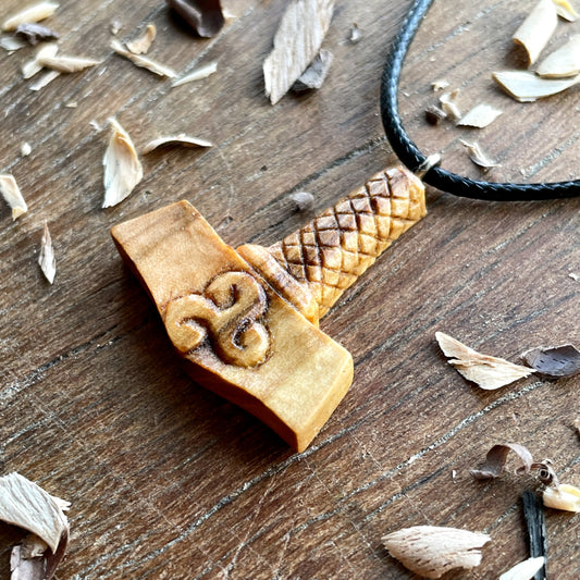 Mjolnir With Triskelion Pendant