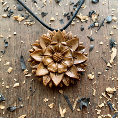 Mandala Flower Pendant