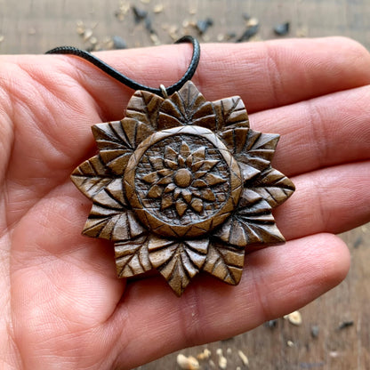 Mandala Flower Pendant