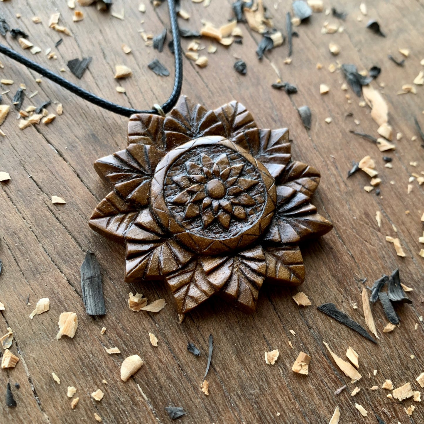 Mandala Flower Pendant