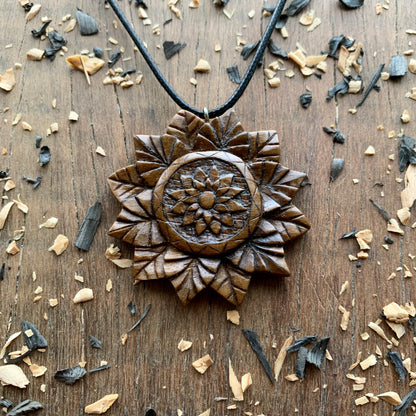 Mandala Flower Pendant