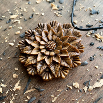 Mandala Flower Pendant