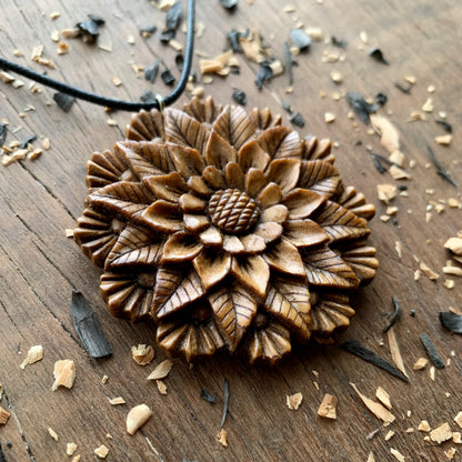 Mandala Flower Pendant