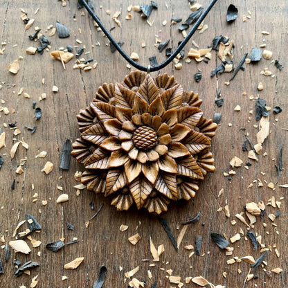 Mandala Flower Pendant