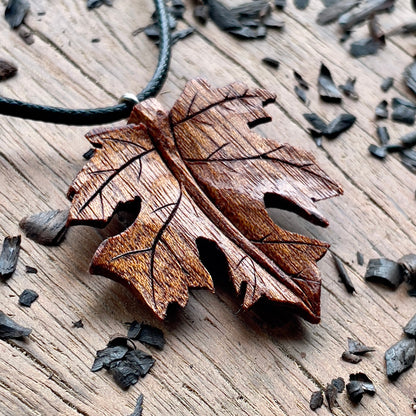 Maple Leaf Pendant - Ember Spirit