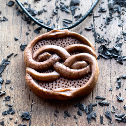 Ciondolo serpenti Ouroboros