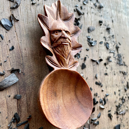 Oak Leaf Spirit Coffee Spoon